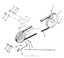 DRIVE BELT AND PULLEYS