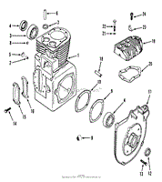 KOHLER CRANKCASE &amp; CYLINDER HEAD