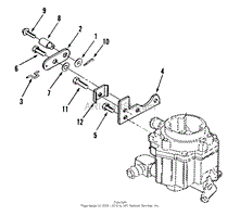 ONAN CHOKE LINKAGE