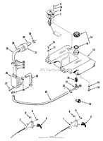 ONAN THROTTLE CHOKE AND FUEL CONTROL