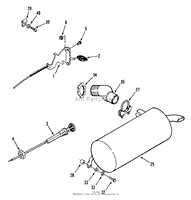 THROTTLE CHOKE &amp; EXHAUST