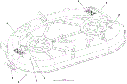 42 INCH DECK ASSEMBLY NO. 115-2605