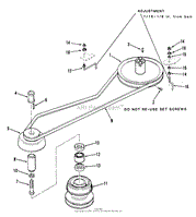 DRIVE BELT AND PULLEYS