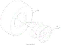 TIRE ASSEMBLY NO. 131-3671