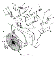 BLOWER HOUSING AND GOVERNOR