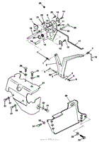 12HP ENGINE GOVERNOR LINKAGE &amp; COVER ASSEMBLY