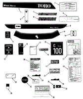 DECAL &amp; MISCELLANEOUS PARTS ASSEMBLY