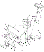 FRONT AXLE &amp; STEERING ASSEMBLY