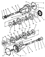 TRANSMISSION EATON MODEL 751-045