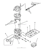 CARBURETOR COMPONENTS-616-Z, 620-Z