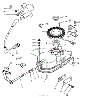 GEARCASE &amp; IGNITION ASSEMBLY