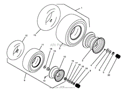 WHEELS &amp; TIRES ASSEMBLY