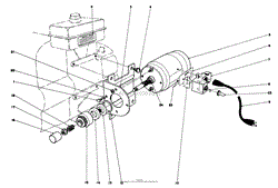 STARTER MOTOR KIT-MODEL 23-4410 (FOR SNOWTHROWERS MODEL NO. 31677)