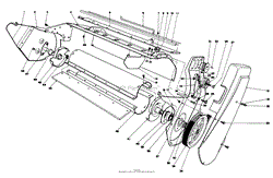 LOWER MAIN FRAME ASSEMBLY (MODEL 38020 &amp; 38030)