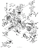 ENGINE TECUMSEH MODEL HS50-67259G