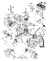 ENGINE TECUMSEH MODEL NO. HM 80-155169J