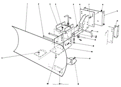 GRADER BLADE ASSEMBLY MODEL 59099