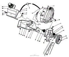 ENGINE &amp; MAIN FRAME ASSEMBLY