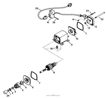 ELECTRIC STARTER MOTOR KIT NO. 38-7590 (OPTIONAL)