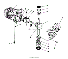 SHORT BLOCK ASSEMBLY (ENGINE MODEL 47PP3-5)