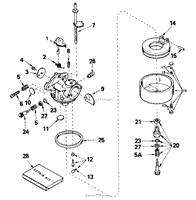 CARBURETOR NO. 632379A