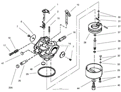 CARBURETOR TECUMSEH #640052