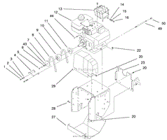 ENGINE AND FRAME ASSEMBLY