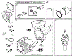 CYLINDER, PISTON, AND CONNECTING ROD ASSEMBLIES BRIGGS AND STRATTON