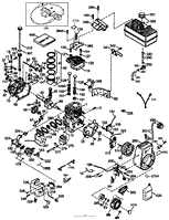 ENGINE ASSEMBLY NO. 2 TECUMSEH HMSK80-155645V (MODEL NO. 38053 ONLY)