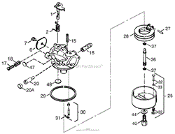 CARBURETOR NO. 640081