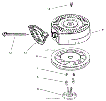 RECOIL STARTER NO. 590742