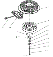 RECOIL STARTER NO. 590749