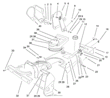 HOUSING, UPPER SHROUD, AND CHUTE ASSEMBLY