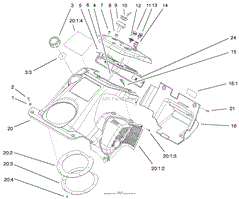 UPPER SHROUD AND CONTROL PANEL ASSEMBLY