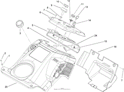 UPPER SHROUD AND CONTROL PANEL ASSEMBLY