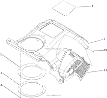 UPPER SHROUD ASSEMBLY NO. 106-4731