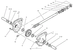 AUGER GEARCASE ASSEMBLY NO. 106-4580