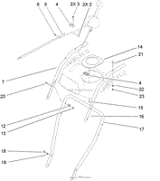 HANDLE AND CONTROL ASSEMBLY NO. 2