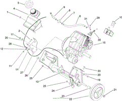 ENGINE AND FRAME ASSEMBLY