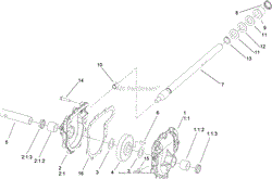 28IN AUGER GEARCASE ASSEMBLY NO. 108-7329