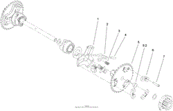 WHEEL CLUTCH SPROCKET ASSEMBLY