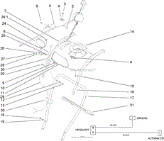 HANDLE AND CONTROL ASSEMBLY