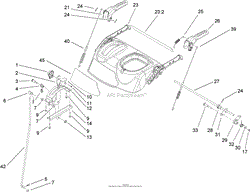 HANDLE AND CONTROL ASSEMBLY