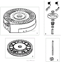 RECOIL STARTER NO. 590784 TECUMSEH LH195SP-67529D