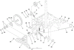 PULLEYS AND BELLCRANK ASSEMBLY