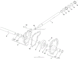 28 INCH AUGER GEARCASE ASSEMBLY NO. 125-7926