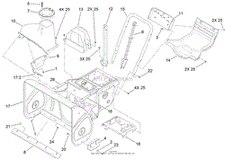 FRAME, HOUSING AND BYPASS ASSEMBLY