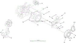 BLOWER HOUSING AND SHROUDS ASSEMBLY