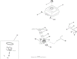 FUEL SYSTEM AND CARBURETOR ASSEMBLY