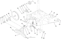 PULLEY AND BELLCRANK ASSEMBLY